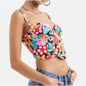 For Love & Lemons Floral Top